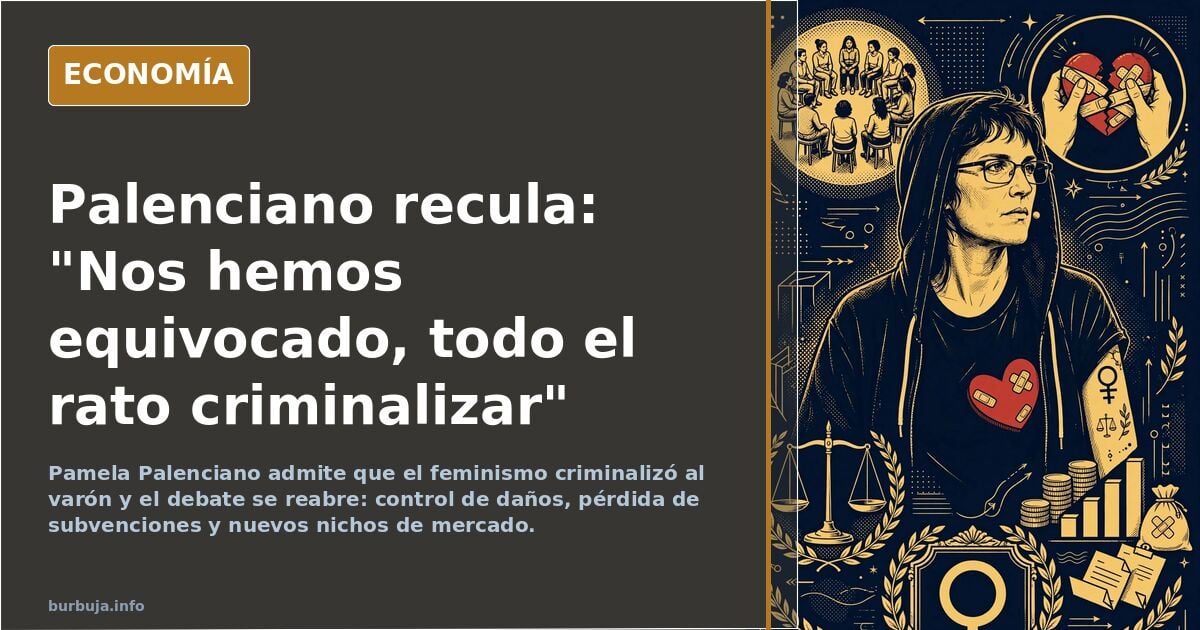Palenciano admite que el feminismo "criminalizó" y el debate se reabre