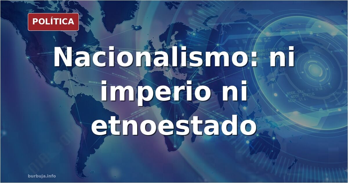Ilustración editorial de dos figuras públicas debatiendo ante banderas europeas y españolas en un plató de entrevistas