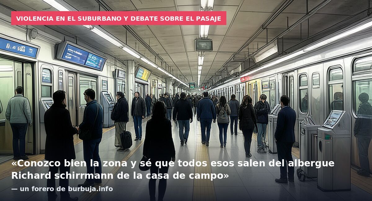 Violencia en el suburbano y debate sobre el pasaje: «Conozco bien la zona y sé que todos esos salen del albergue Richard schirrmann de la casa de campo» — un forero de burbuja.info
