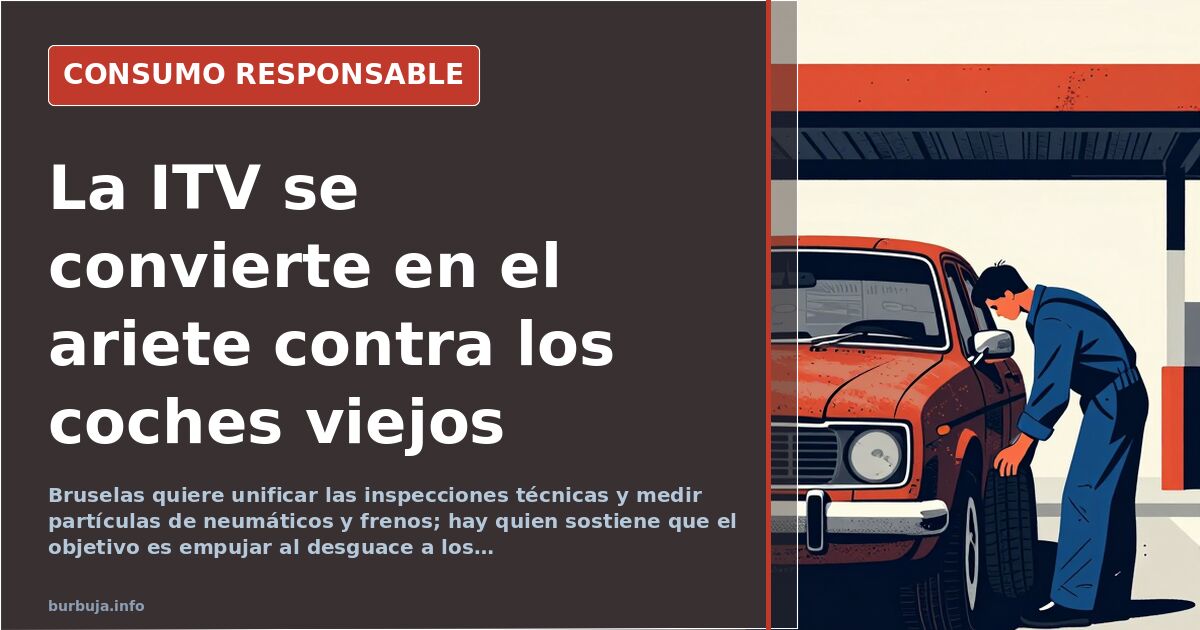 La UE prepara ITVs que midan partículas de frenos y ruedas
