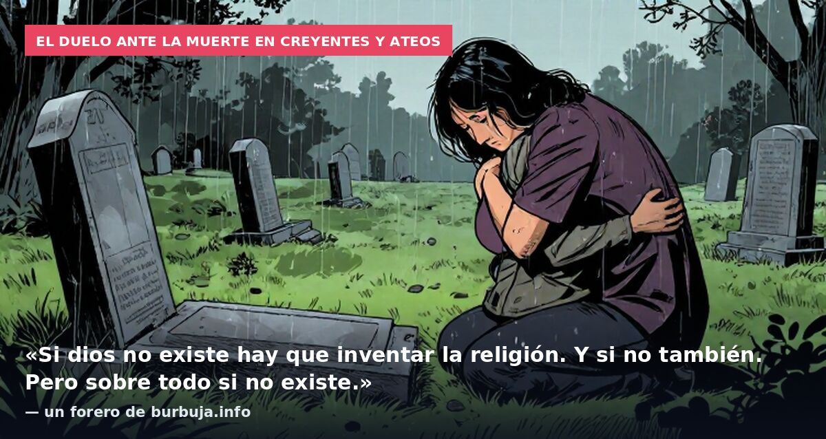 El duelo ante la muerte en creyentes y ateos: «Si dios no existe hay que inventar la religión. Y si no también. Pero sobre todo si no existe.» — un forero de burbuja.info