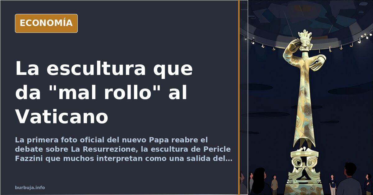 La primera foto oficial que reabre el debate sobre la escultura del Vaticano