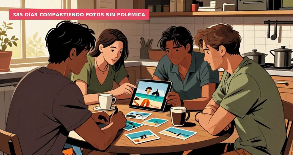 385 días compartiendo fotos sin polémica