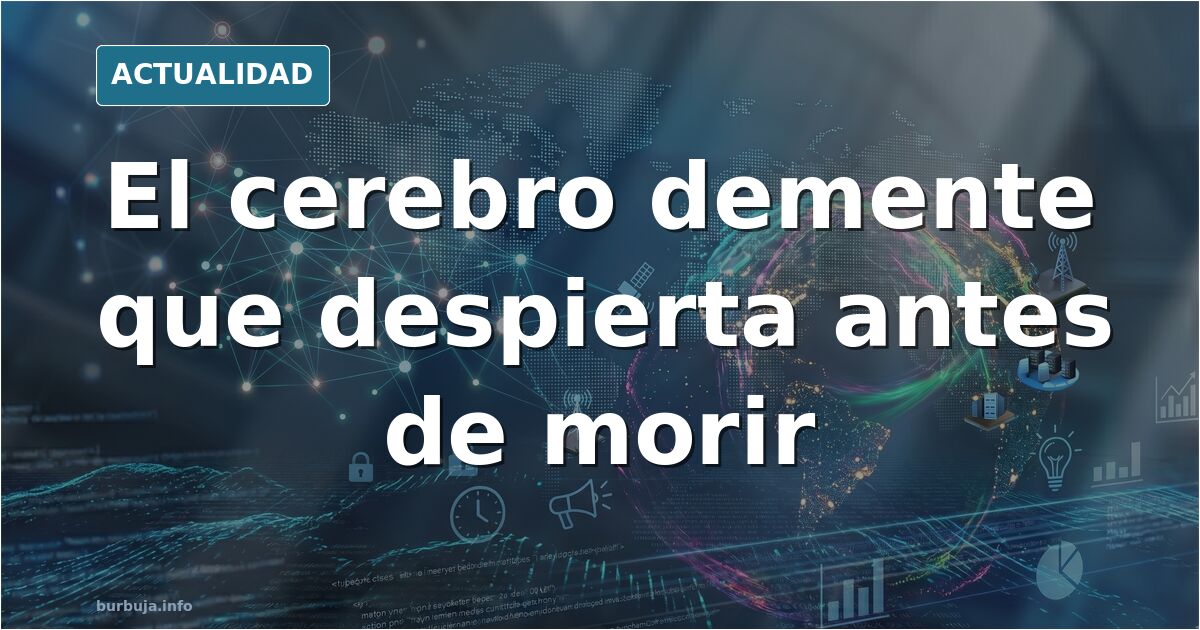 Ilustración editorial de un cerebro humano con redes neuronales iluminándose de forma intermitente sobre fondo neutro