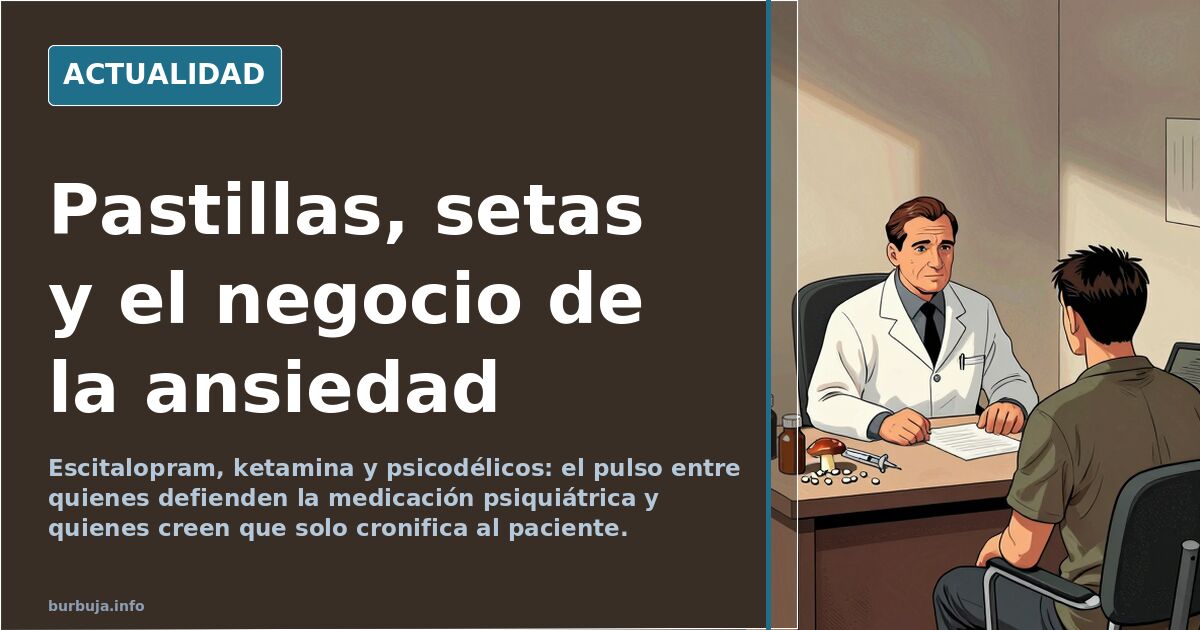 Escitalopram y psicodélicos: el pulso por la salud mental