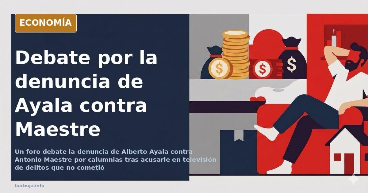 Debate por la denuncia de Ayala contra Maestre