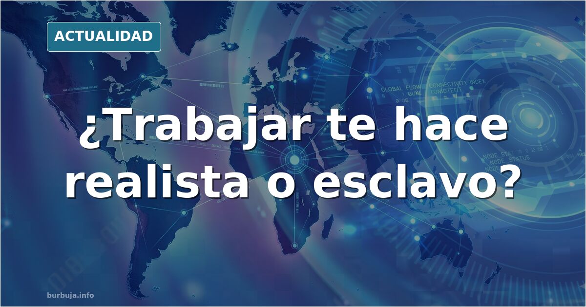 Persona trabajando frente a una pantalla en una oficina con luz natural, símbolo del debate sobre el valor del trabajo