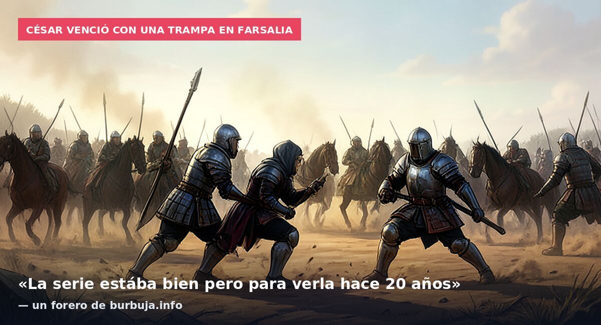 César venció con una trampa en Farsalia: «La serie estába bien pero para verla hace 20 años» — un forero de burbuja.info