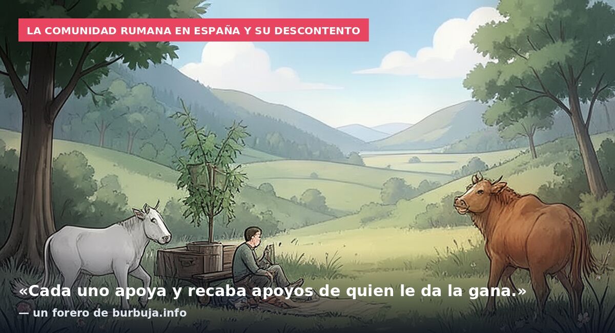 La comunidad rumana en España y su descontento: «Cada uno apoya y recaba apoyos de quien le da la gana.» — un forero de burbuja.info