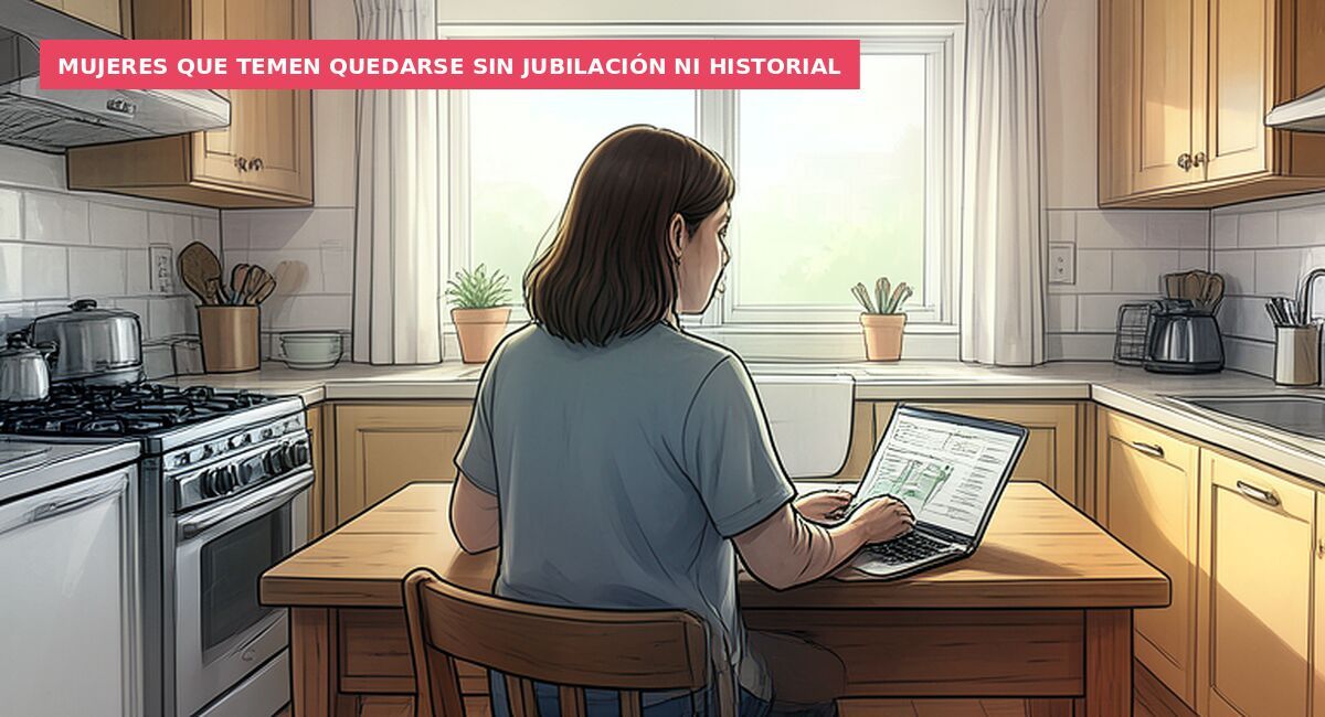 Mujeres que temen quedarse sin jubilación ni historial
