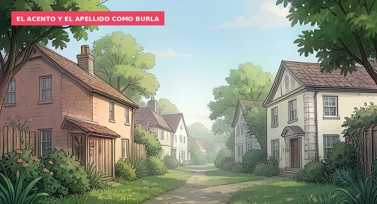 El acento y el apellido como burla