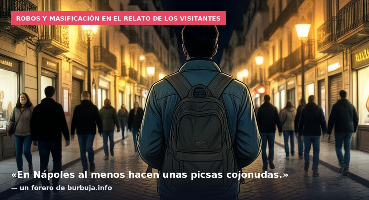 Robos y masificación en el relato de los visitantes: «En Nápoles al menos hacen unas picsas cojonudas.» — un forero de burbuja.info