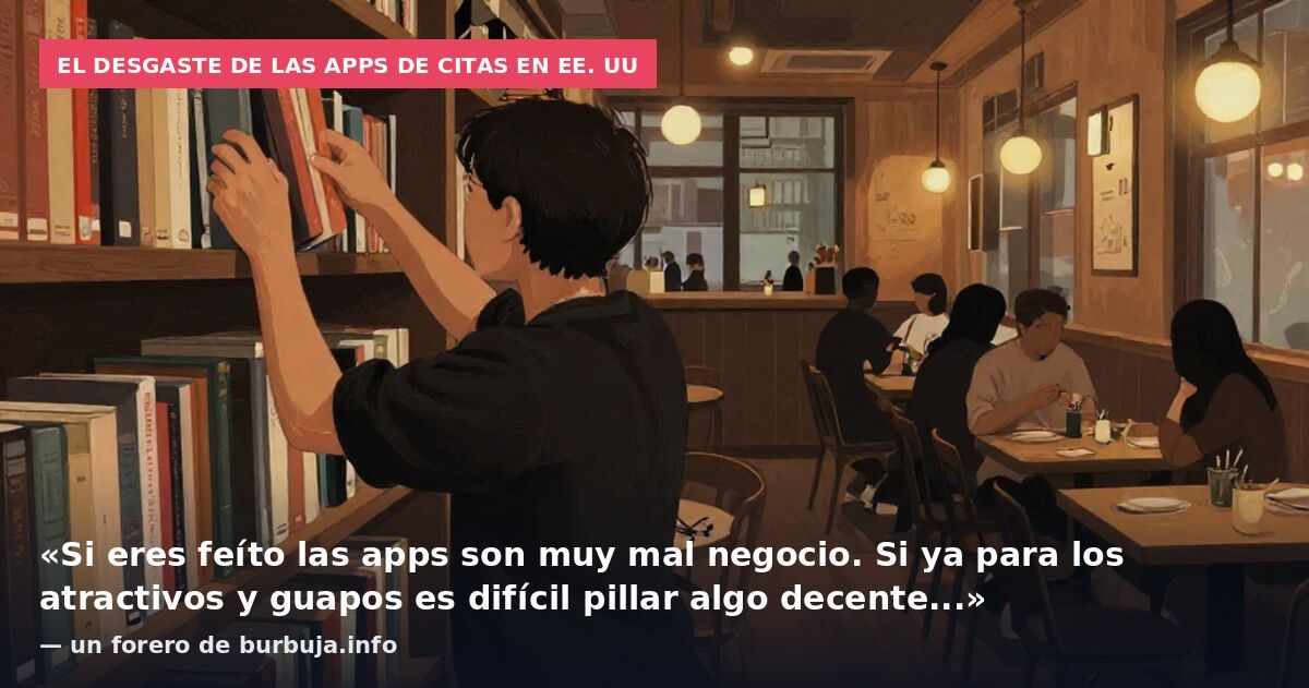 El desgaste de las apps de citas en EE. UU: «Si eres feíto las apps son muy mal negocio. Si ya para los atractivos y guapos es difícil pillar algo decente...» — un forero de burbuja.info