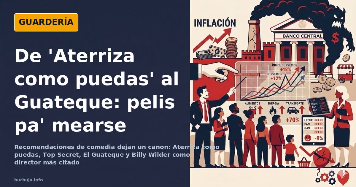 Ilustración de un salón con sofá y televisor encendido emitiendo una comedia clásica en blanco y negro