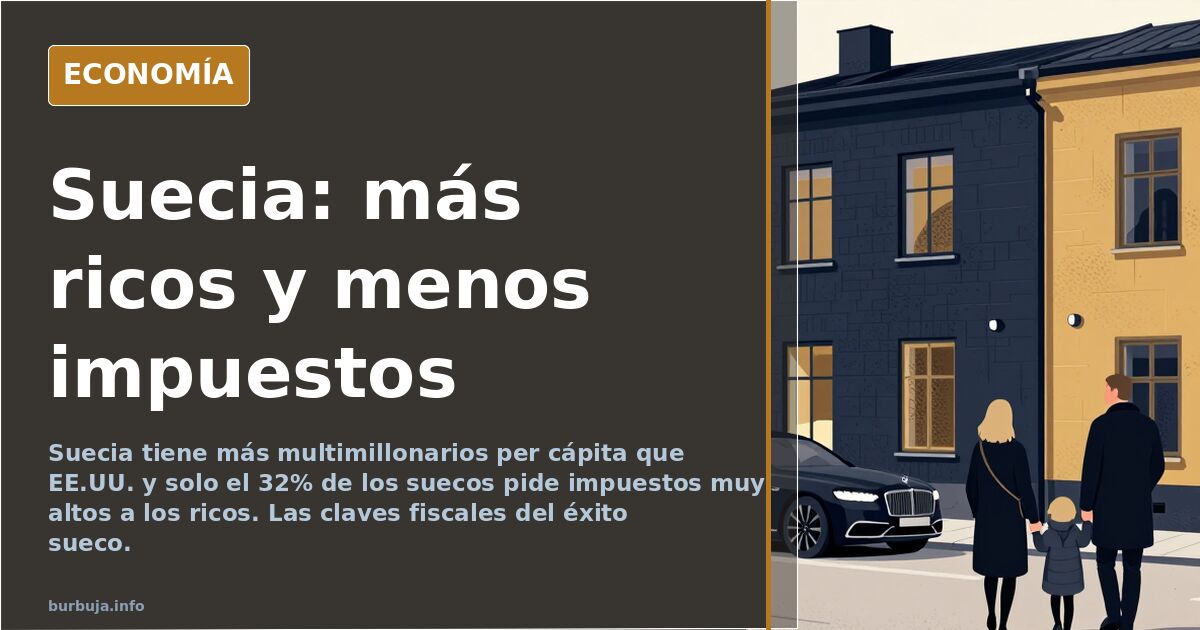 Ilustración editorial de Estocolmo con gráficos bursátiles ascendentes y siluetas de edificios financieros en azul marino y d