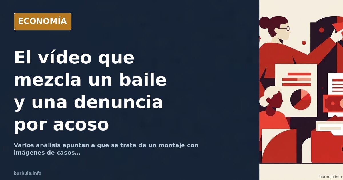 Fotograma de un vídeo viral en un autobús urbano donde una joven denuncia acoso, con pantalla de móvil y fondo de ciudad