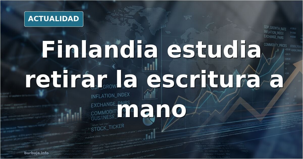 Aula escolar con cuadernos y lápices sobre pupitres de madera junto a un teclado de ordenador, ilustración editorial sobre la