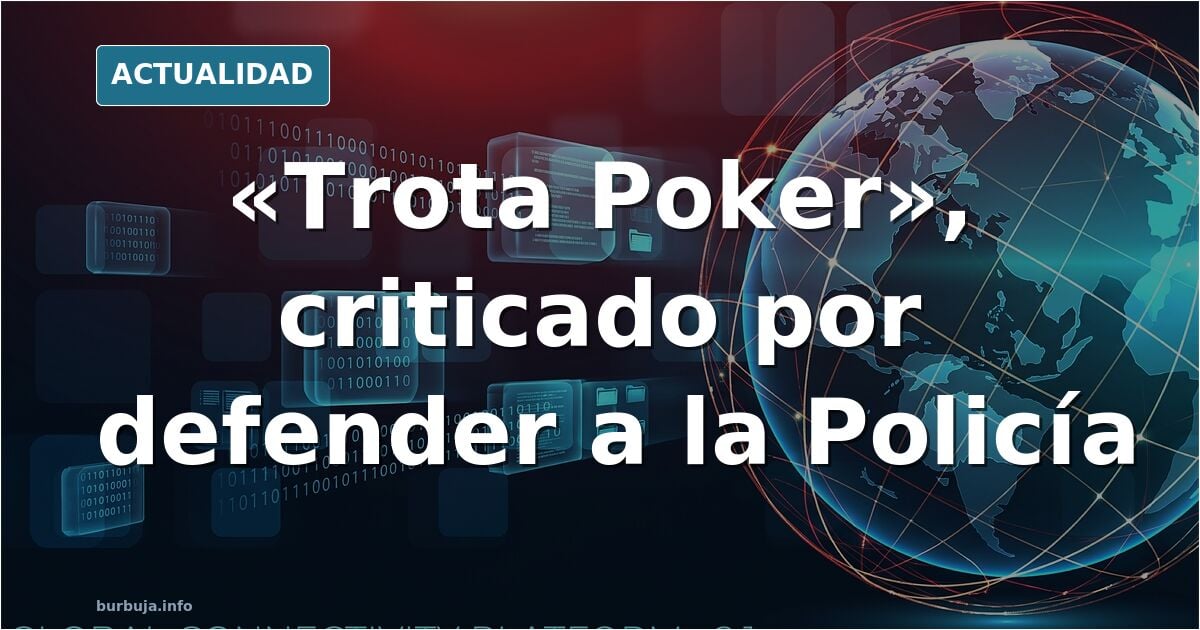 «Trota Poker», creador de contenido español de finanzas y criptomonedas, en una imagen de archivo