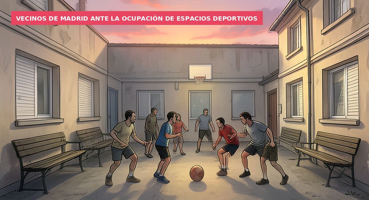 Vecinos de Madrid ante la ocupación de espacios deportivos