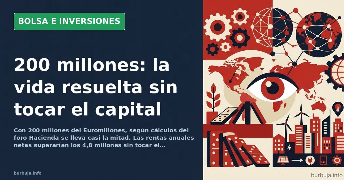 Qué hacer con 200 millones del Euromillones: los números que desmontan el mito del lujo