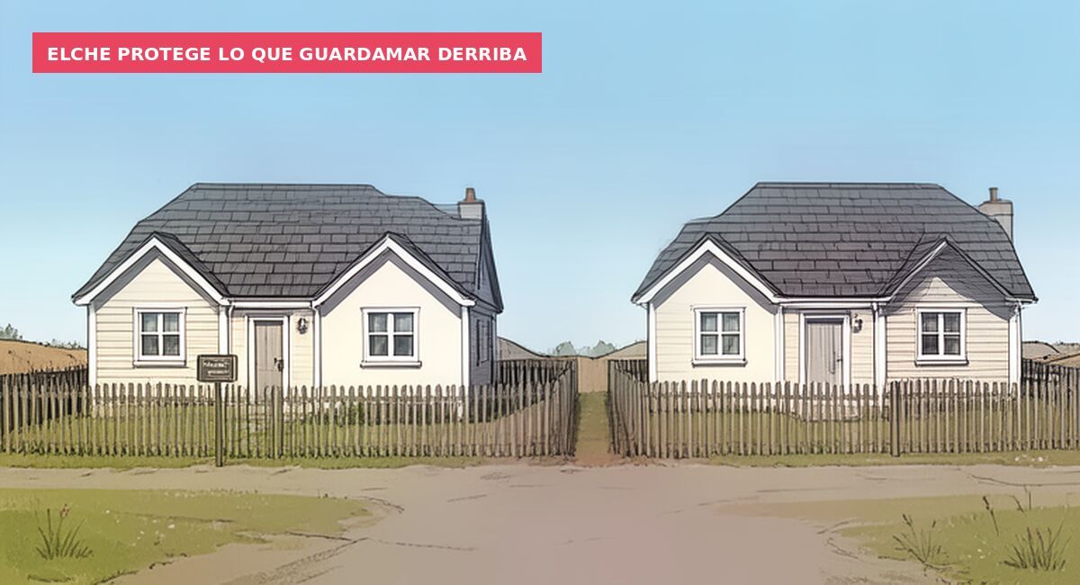 Elche protege lo que Guardamar derriba