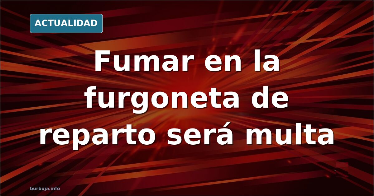 Terraza de bar con mesas vacías y ceniceros retirados, junto a una furgoneta de reparto aparcada en la calle
