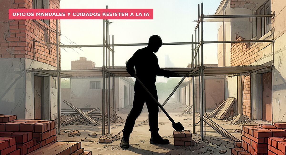 Oficios manuales y cuidados resisten a la IA
