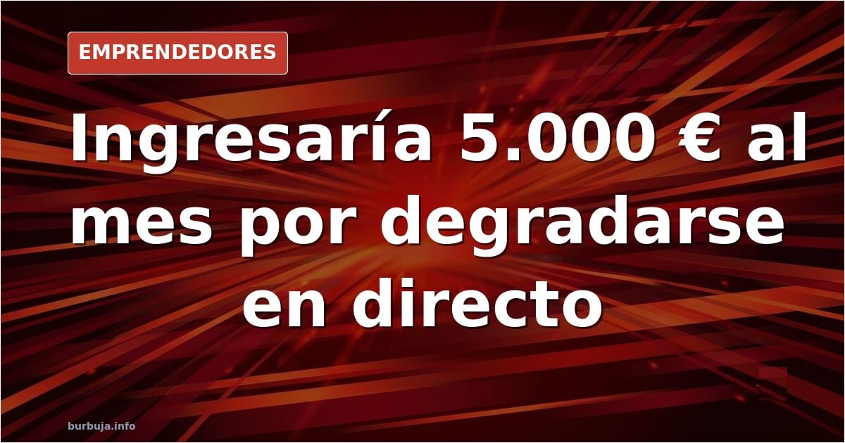 Imagen de Simón en un directo de internet, contexto del caso del ex gestor de banca privada