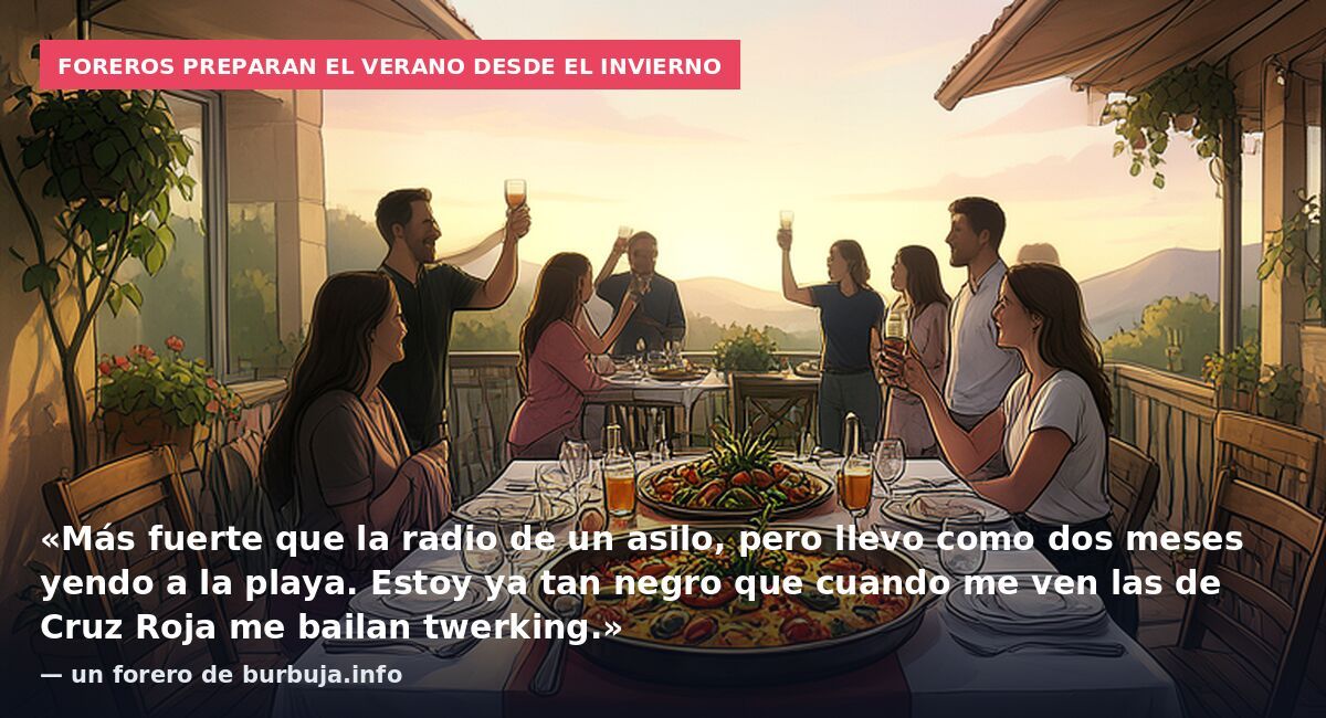 Foreros preparan el verano desde el invierno: «Más fuerte que la radio de un asilo, pero llevo como dos meses yendo a la playa. Estoy ya tan negro que cuando me ven las de Cruz Roja me bailan twerking.» — un forero de burbuja.info