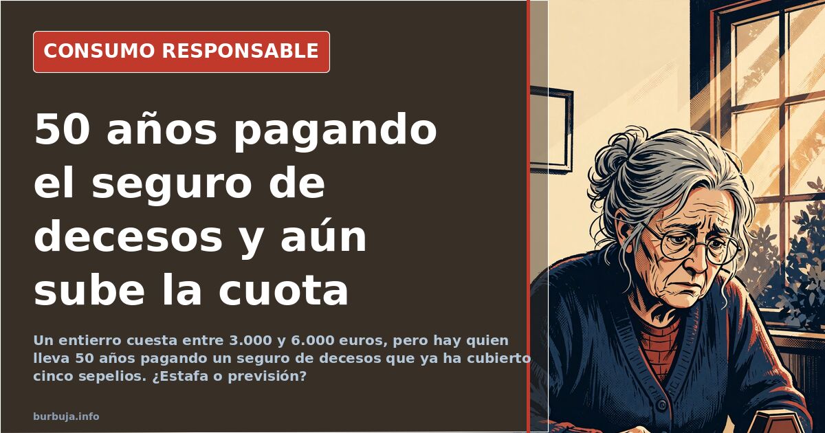 Spain's burial insurance: 50 years of premiums, rising costs