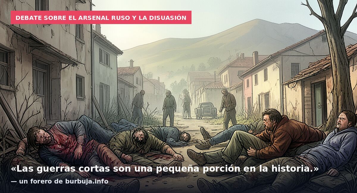 Debate sobre el arsenal ruso y la disuasión: «Las guerras cortas son una pequeña porción en la historia.» — un forero de burbuja.info