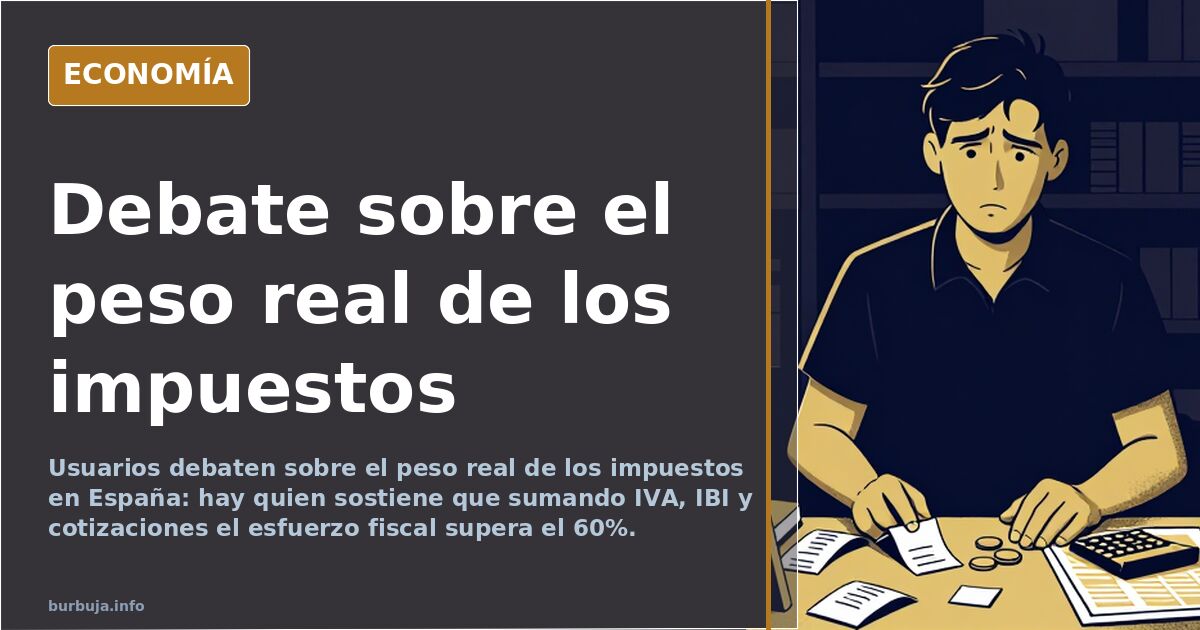 Debate sobre presión fiscal: «el 47% se queda corto»