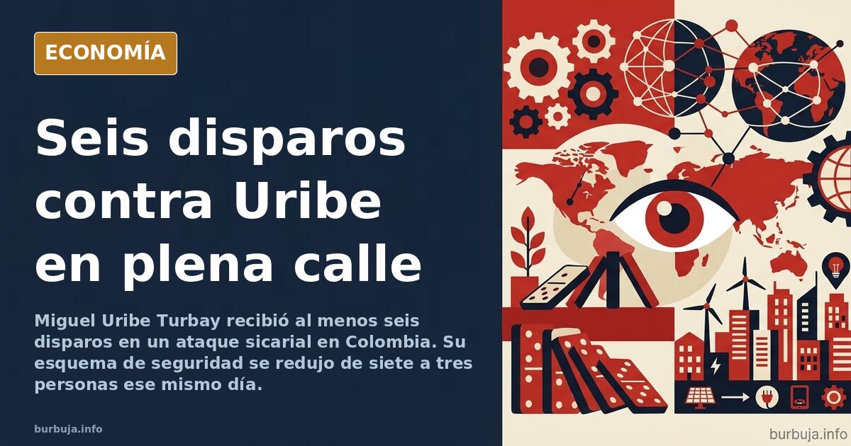 Atentado contra Miguel Uribe: seis disparos y estado crítico
