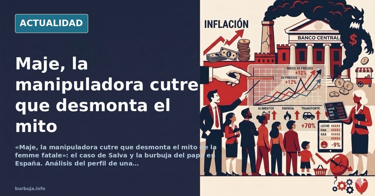 Ilustración editorial de una mujer de perfil con gesto frío y un hombre de espaldas, representando la manipulación en el caso