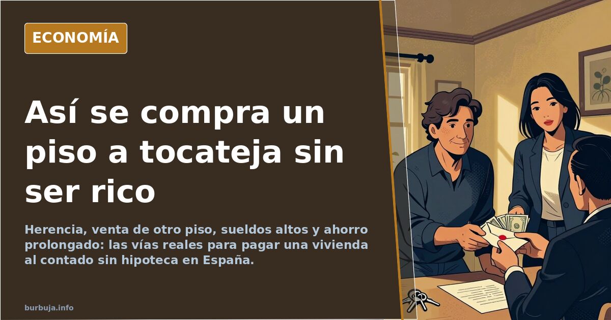 Quién paga 500.000 euros al contado por un piso en España