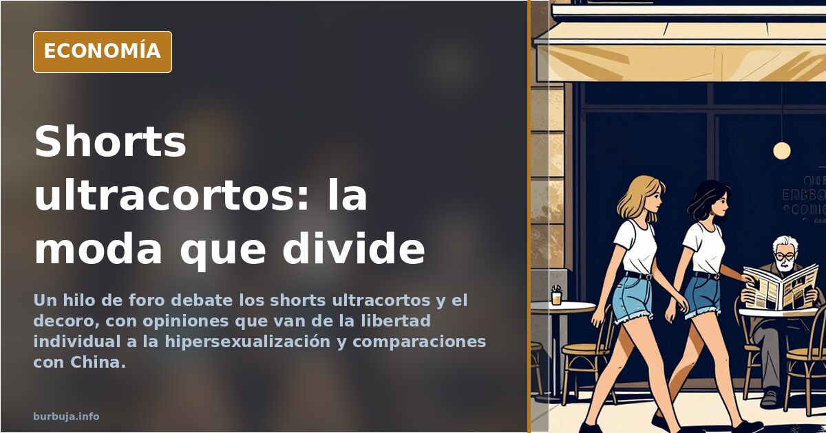 Debate en foro sobre los shorts ultracortos