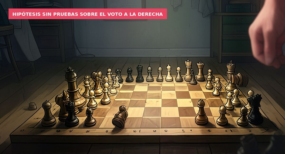 Hipótesis sin pruebas sobre el voto a la derecha