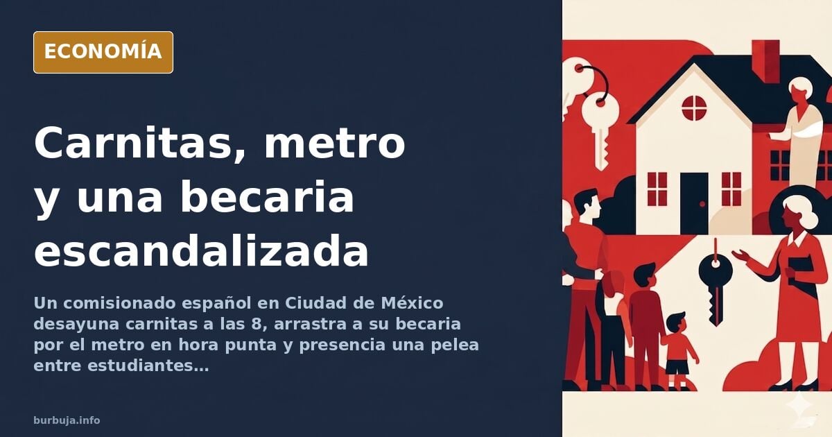 Un comisionado español, una becaria y dos chavitas de la prepa en el metro