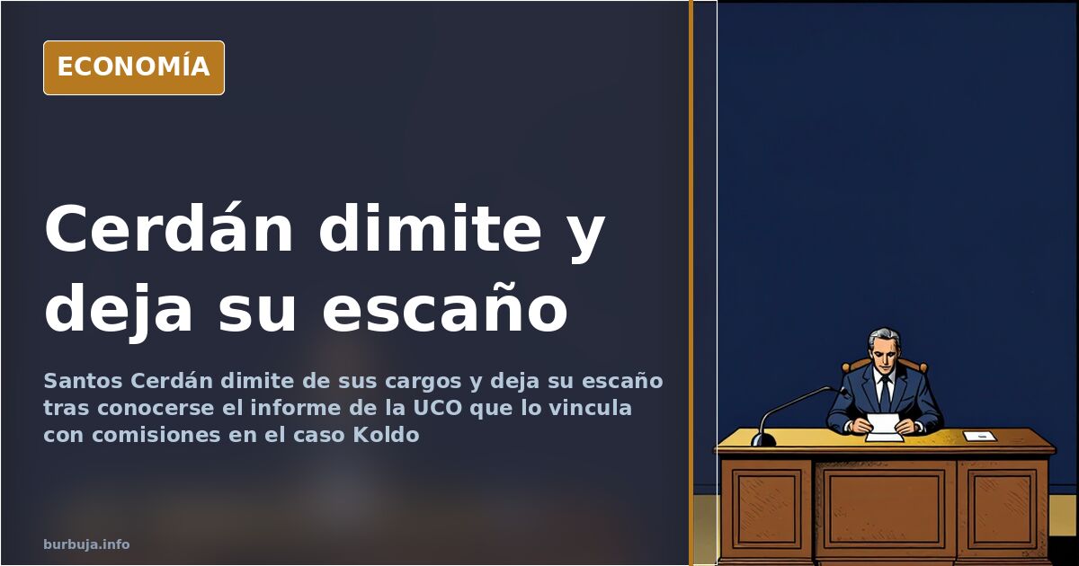 Fotografía de Santos Cerdán en el Congreso de los Diputados durante el caso Koldo