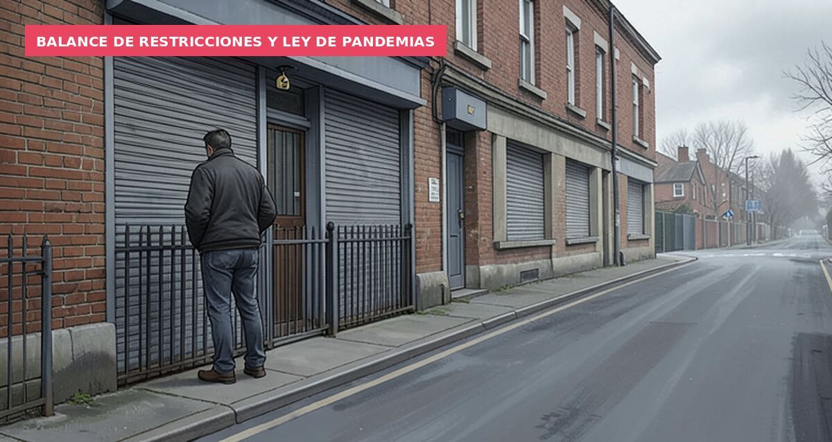 Balance de restricciones y ley de pandemias