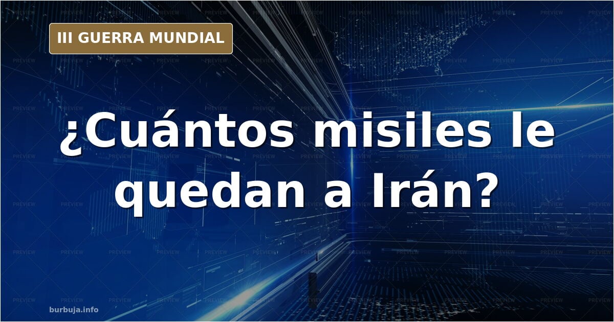 Irán y sus misiles: el debate sobre cuántos quedan y su precisión