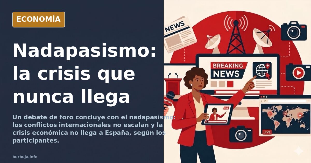 El nadapasismo se impone en un debate: la crisis que no llega