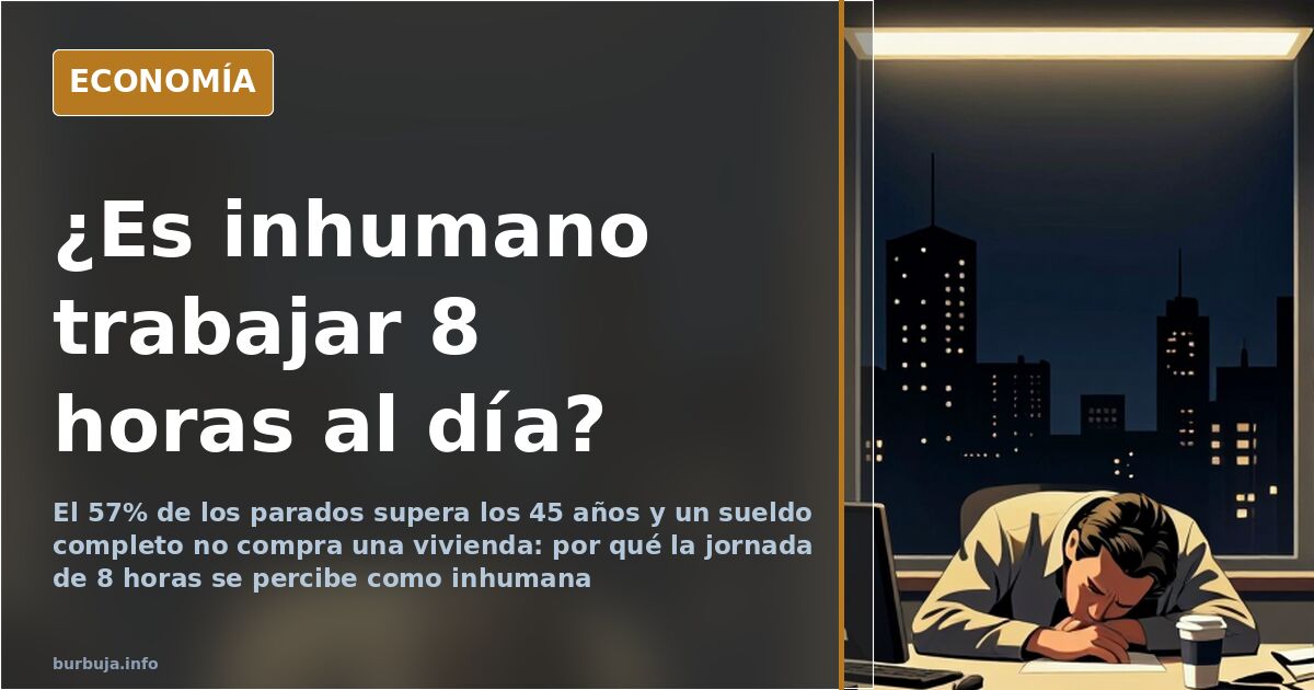 Trabajar 8 horas al día: el debate sobre si es inhumano