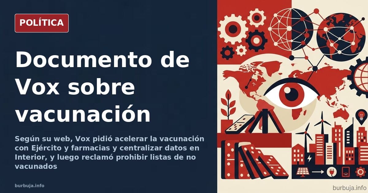 Vox pidió vacunación masiva con Ejército y farmacias