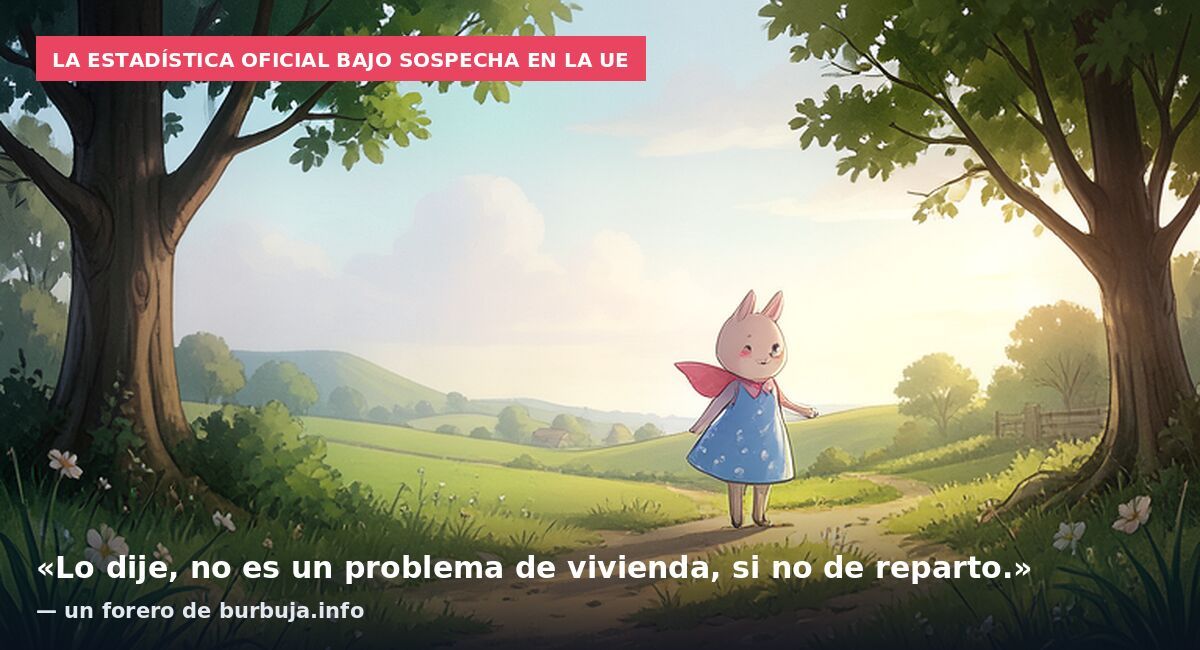 La estadística oficial bajo sospecha en la UE: «Lo dije, no es un problema de vivienda, si no de reparto.» — un forero de burbuja.info
