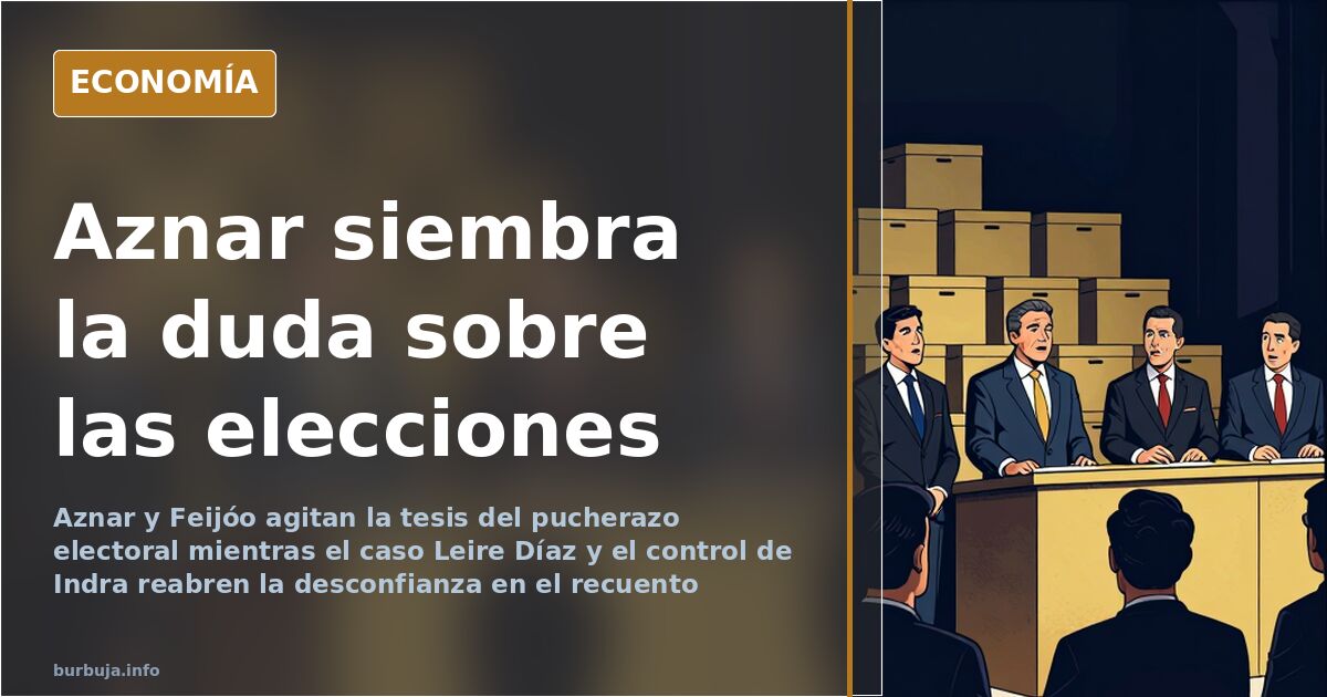 El PP se suma a la tesis de Aznar sobre un pucherazo