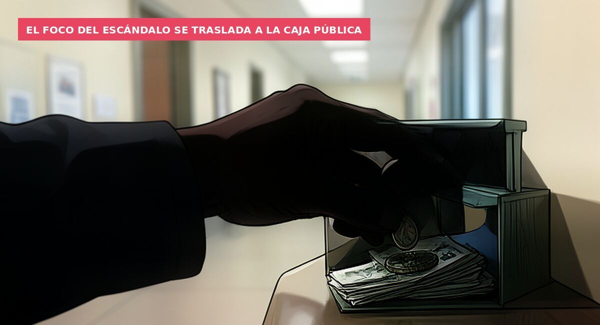 El foco del escándalo se traslada a la caja pública