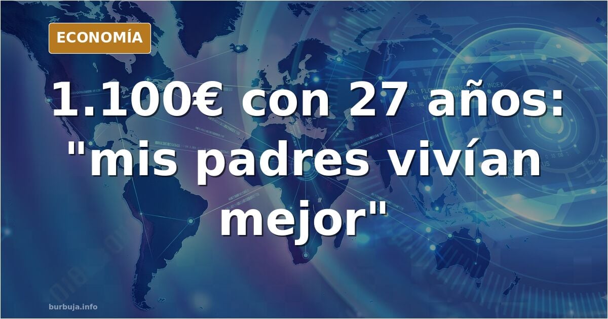Manel, 27 años, técnico de farmacia: 1.100€ y vive peor que sus padres