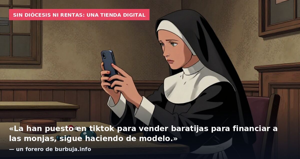 Sin diócesis ni rentas: una tienda digital: «La han puesto en tiktok para vender baratijas para financiar a las monjas, sigue haciendo de modelo.» — un forero de burbuja.info