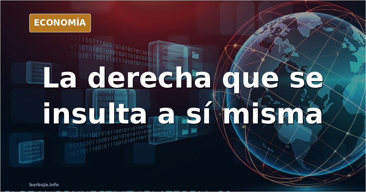 Ilustración editorial de una urna electoral partida en dos mitades que se dan la espalda, símbolo de la desafección política 